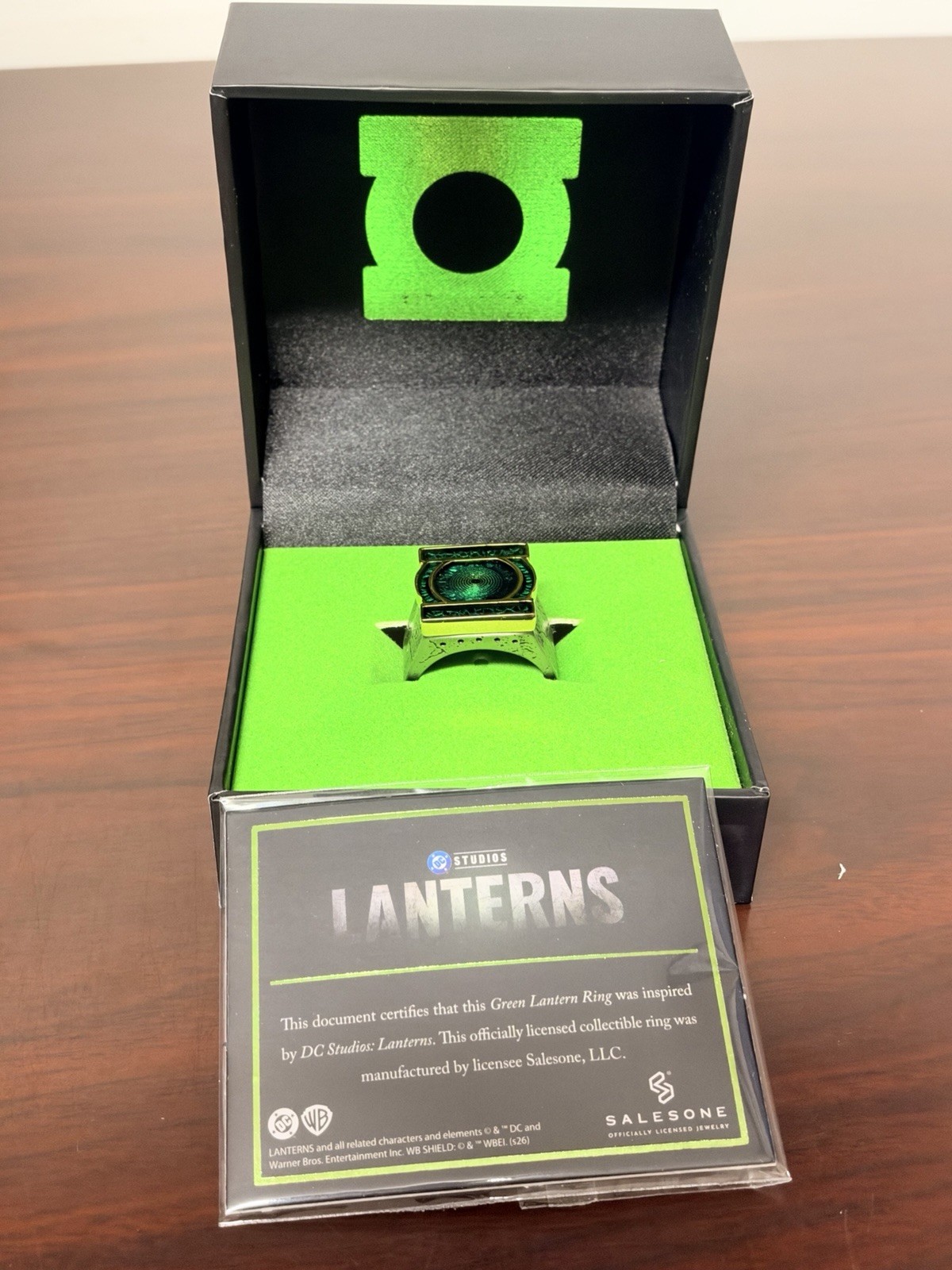 NYCC 2026 DC Shop Lanterns Replica Ring * Size 10 Exclusive Comic Con SDCC