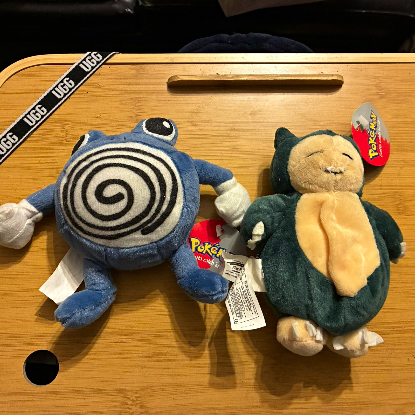 NWT vintage Hasbro 1998 Pokémon Poliwhirl & Snorlax original tag lot of 2