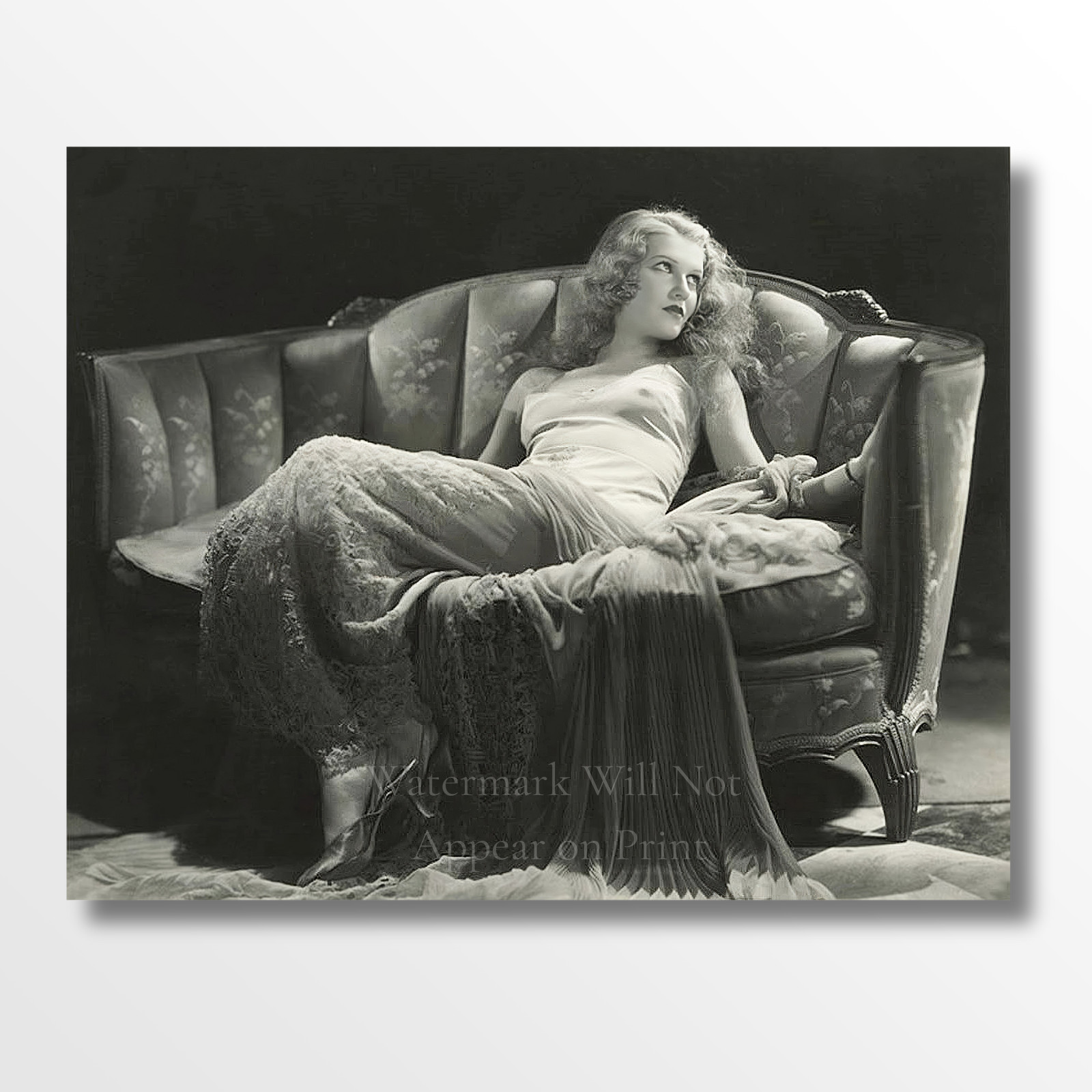 1930s Pre-Code Hollywood Starlet, Actress Harriet Hagman Giclee Fine Art Print 1930s Pre-Code Hollywood Starlet, Actress Harriet Hagman Giclee Fine Art Print