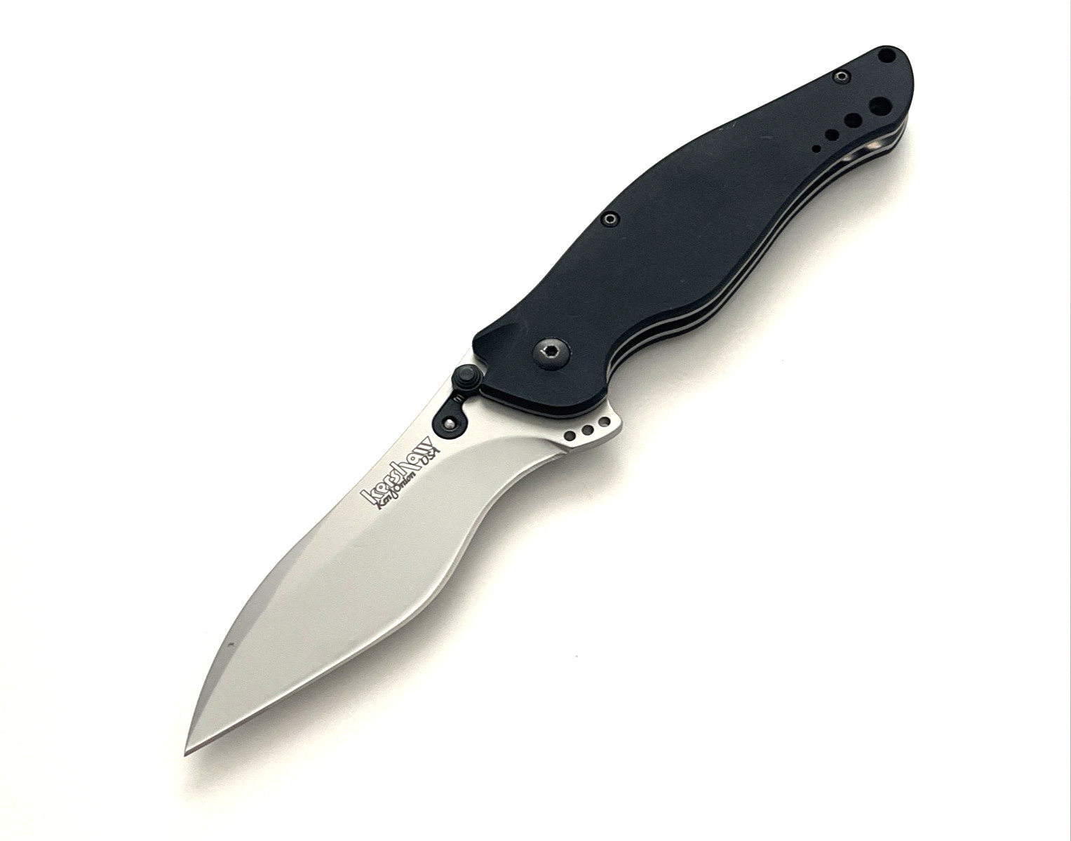 Kershaw 1595ALBLK Speed Bump Folding Knife Aluminum Handle USA 2007 Kershaw 1595ALBLK Speed Bump Folding Knife Aluminum Handle USA 2007