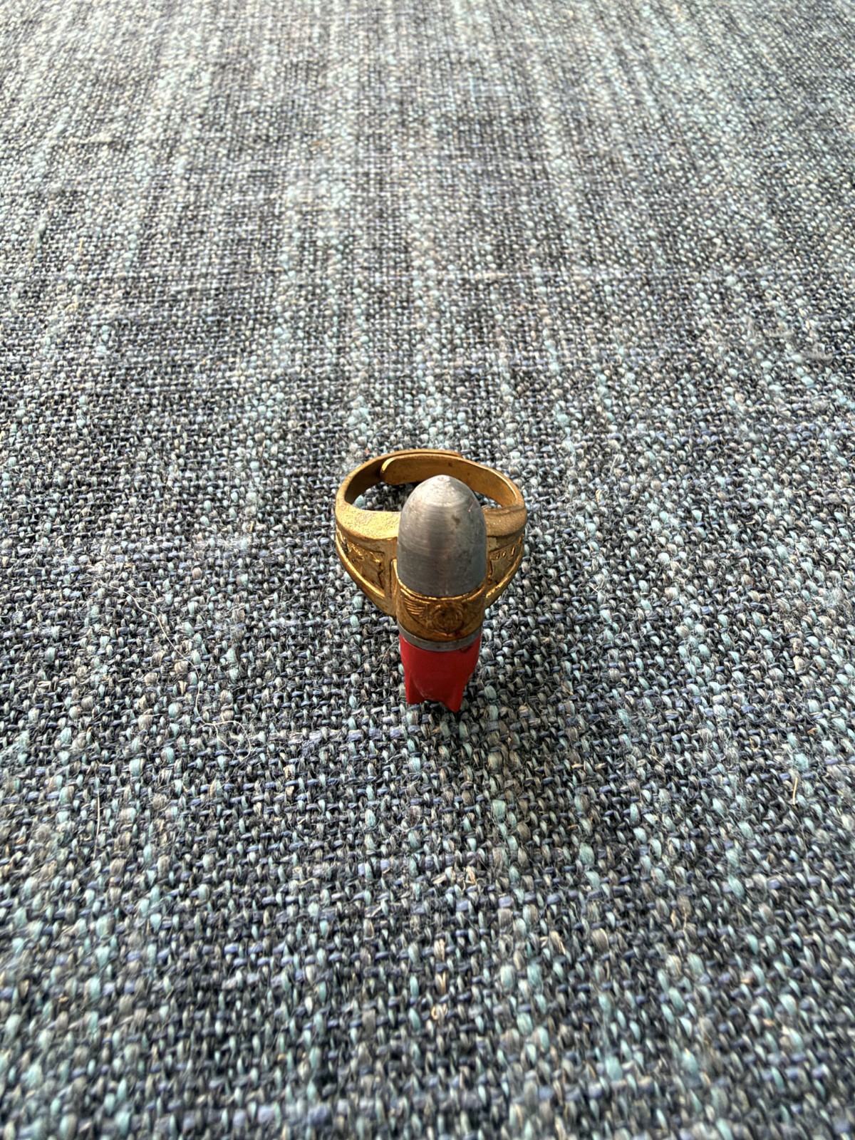 Vintage 1947 Lone Ranger Atomic Bomb Ring Toy/Novelty Jewelry