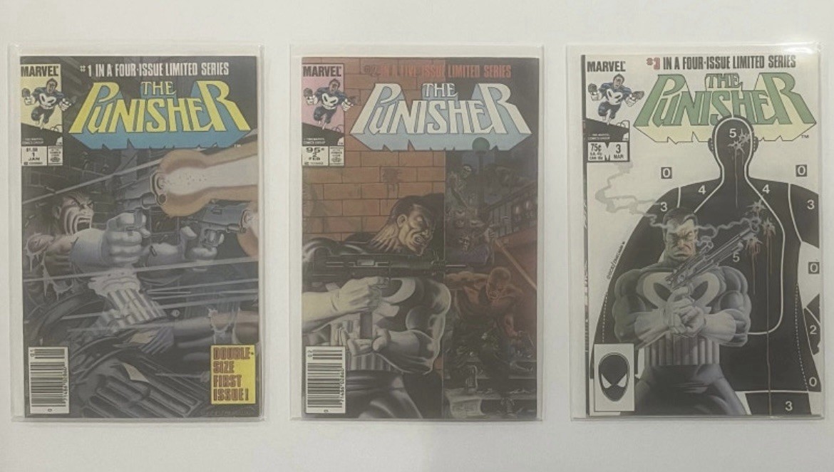 Marvel The Punisher limited-series comics from 1986 Marvel The Punisher limited-series comics from 1986