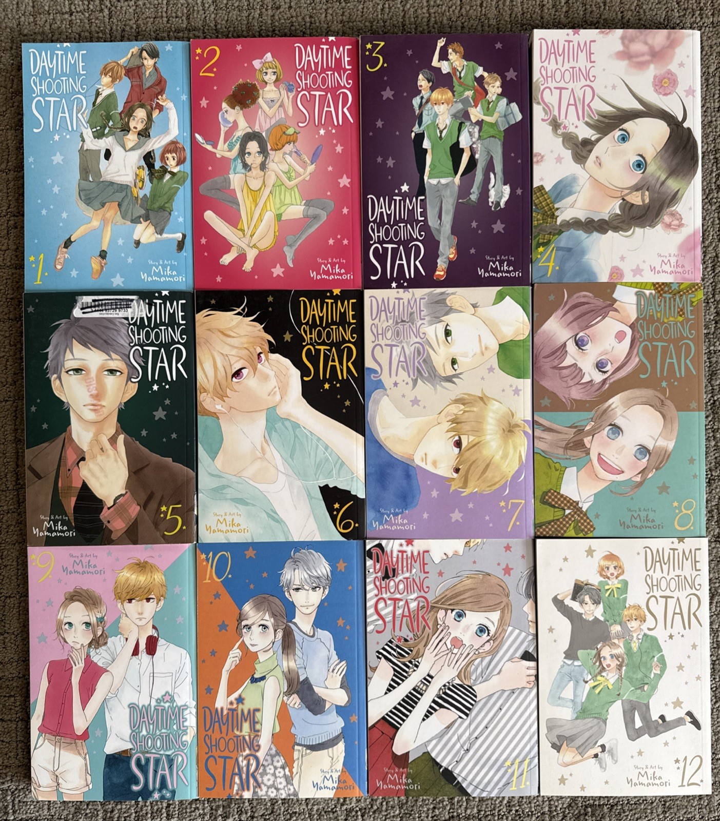 Daytime Shooting Star English Manga Complete Lot Set 1-12  Mika Yamamori Shojo 