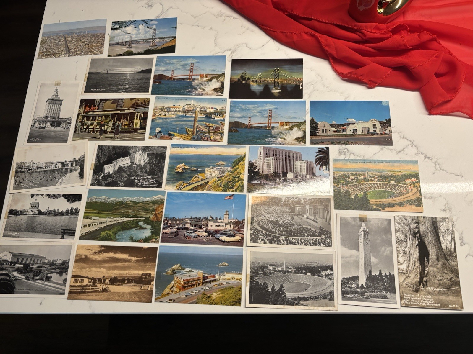 Lot Vintage California Postcards