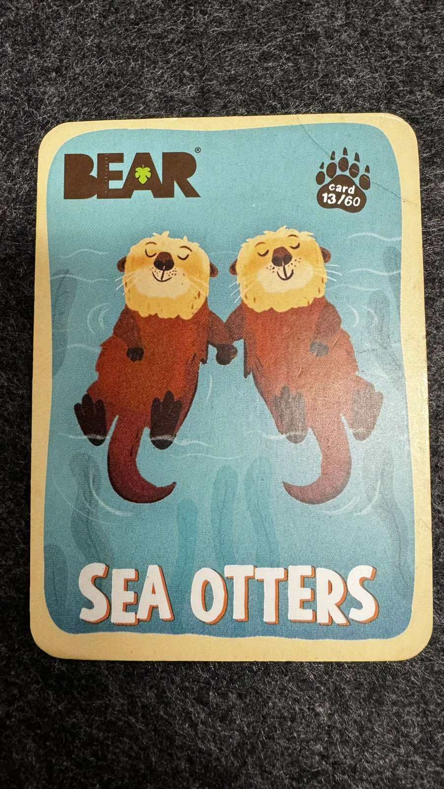 Bear Fruit Snack Animal Cards - Various animals - Complete Your Set