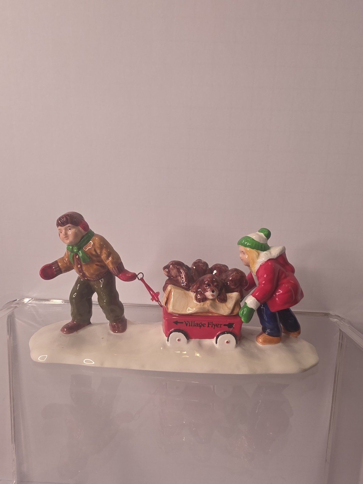 Dept. 56 Christmas Puppies Snow Village 54321 Dept. 56 Christmas Puppies Snow Village 54321