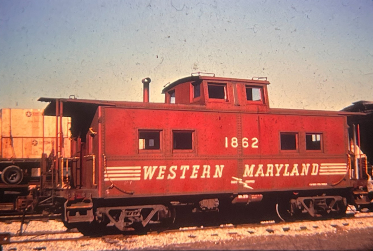 Western Maryland Railroad Caboose #1862 - 35mm Photo Slide Western Maryland Railroad Caboose #1862 - 35mm Photo Slide