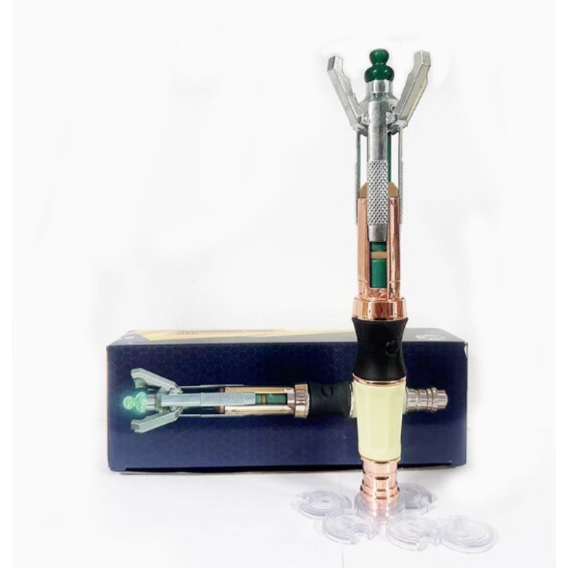 Doctor Who 12th Metal Scalable Sonic Screwdriver LED Cosplay Prop Toy Replica Doctor Who 12th Metal Scalable Sonic Screwdriver LED Cosplay Prop Toy Replica