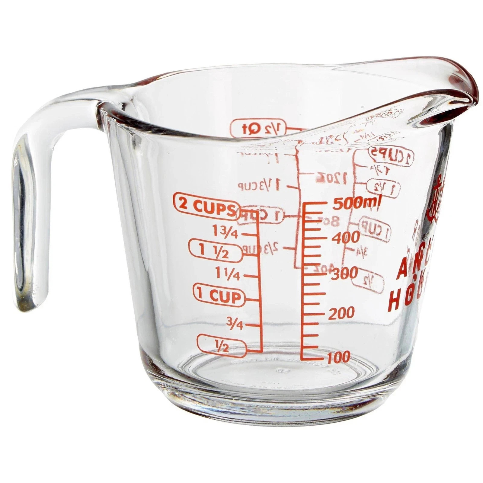 Anchor Hocking Glass Measuring Cup, 2 Cup Anchor Hocking Glass Measuring Cup, 2 Cup