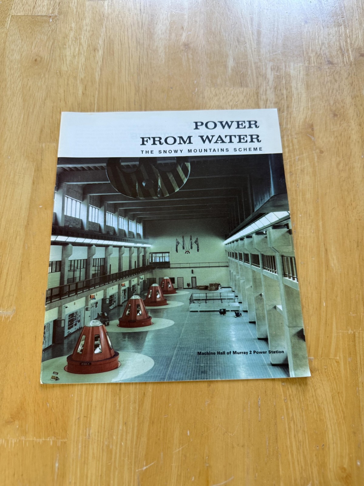 Vintage Power From Water Snowy Mountains Scheme Hydroelectric Pamphlet Australia