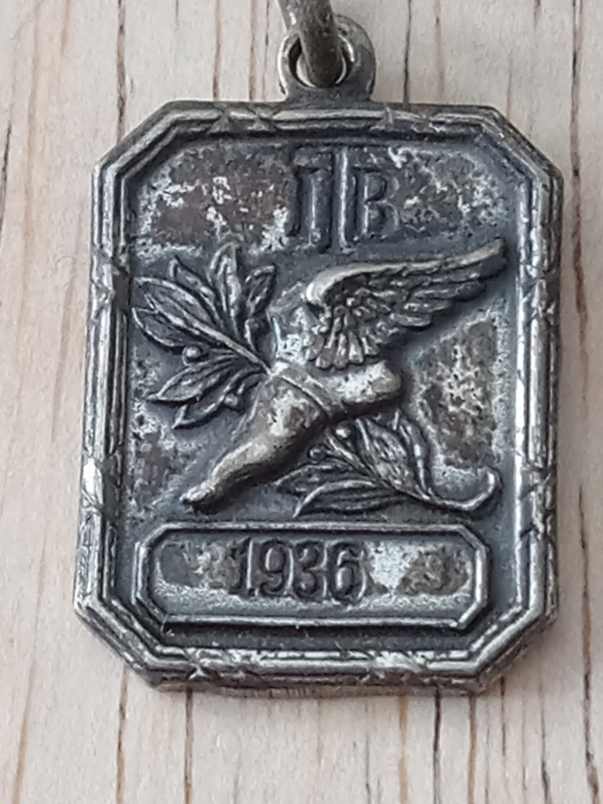 Vintage 1936 Junior 2nd Divison Pendant Medal Vintage 1936 Junior 2nd Divison Pendant Medal