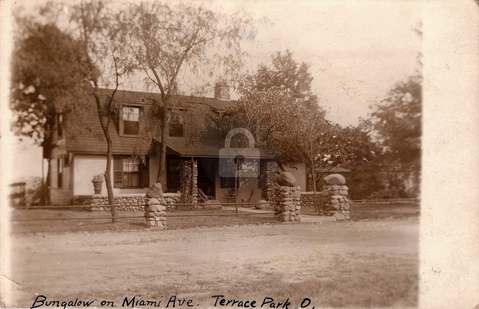 Terrace Park OH Ohio 1910 Miami Ave Bungalow RPPC Photo Postcard COPY Terrace Park OH Ohio 1910 Miami Ave Bungalow RPPC Photo Postcard COPY