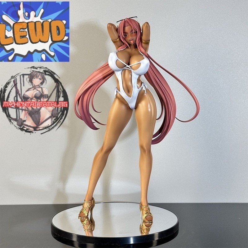 30cm Anime Figure New Beautiful Alluring Cinnamon Waifu Tanned Skin Anime Figure