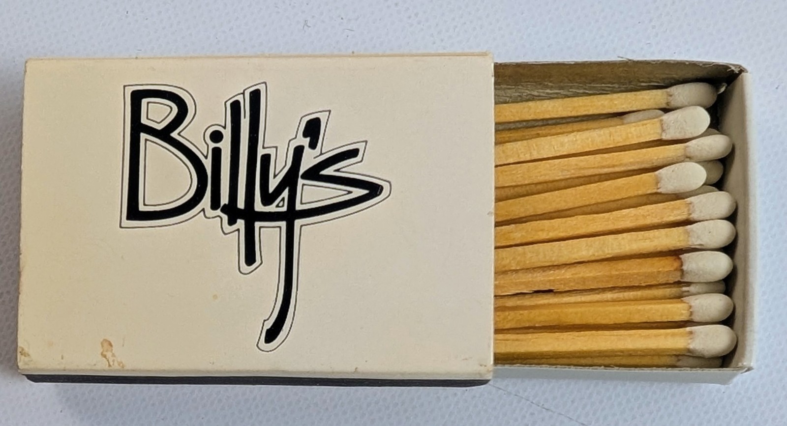 Vintage 1980s Billy\'s Bar Restaurant Matchbox Traverse City MI 120 Park St
