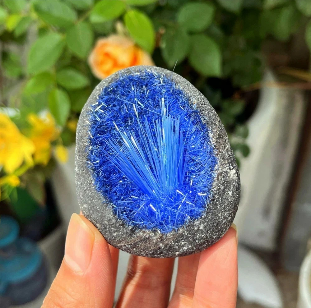 Rare Blue Magnetite Quartz Cluster Rough Stone – Natural Goethite Mineral Specim Rare Blue Magnetite Quartz Cluster Rough Stone – Natural Goethite Mineral Specim