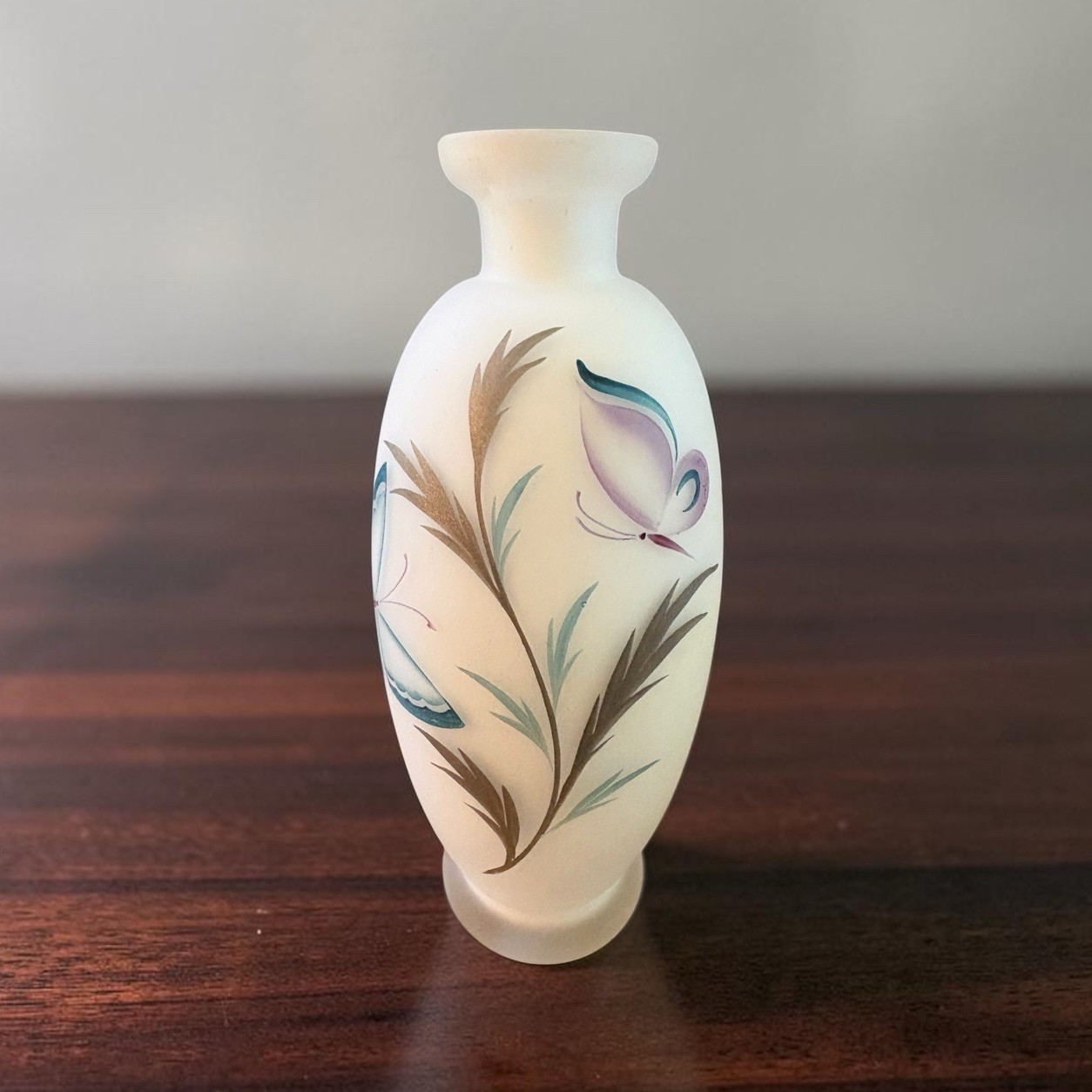 DE VILBISS Perfume Base Bottle MCM Frosted Glass West Germany No Stopper 6 Inch DE VILBISS Perfume Base Bottle MCM Frosted Glass West Germany No Stopper 6 Inch