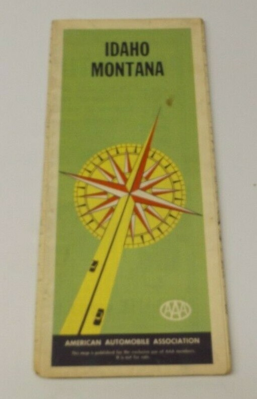 AAA MAP— 1959-1960 Edition — Idaho & Montana