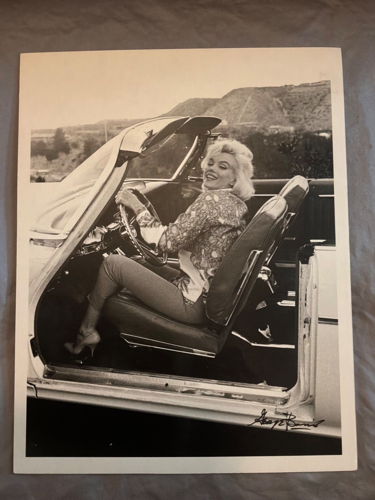 MARILYN MONROE Original Vintage GEORGE BARRIS 11x14 photo 1962 Hollywood hills MARILYN MONROE Original Vintage GEORGE BARRIS 11x14 photo 1962 Hollywood hills