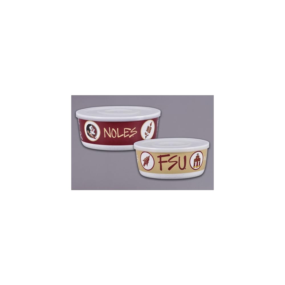 Magnolia Lane Florida State Bowl Set of 2 with Lids Serverware Kitchen Accessori
