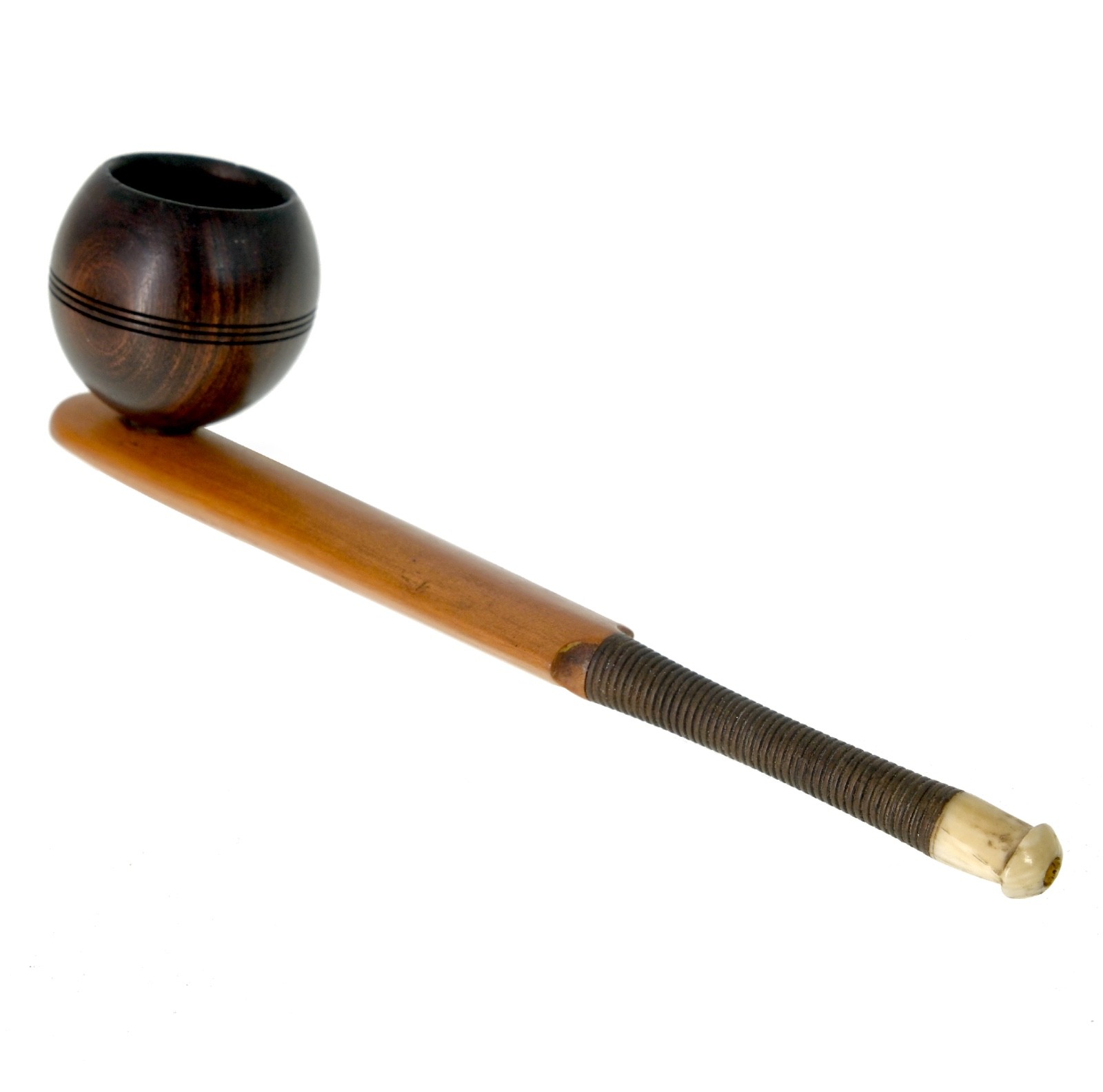 RARE Antique Novelty Cricket Bat Ball Smoking Pipe RARE Antique Novelty Cricket Bat Ball Smoking Pipe