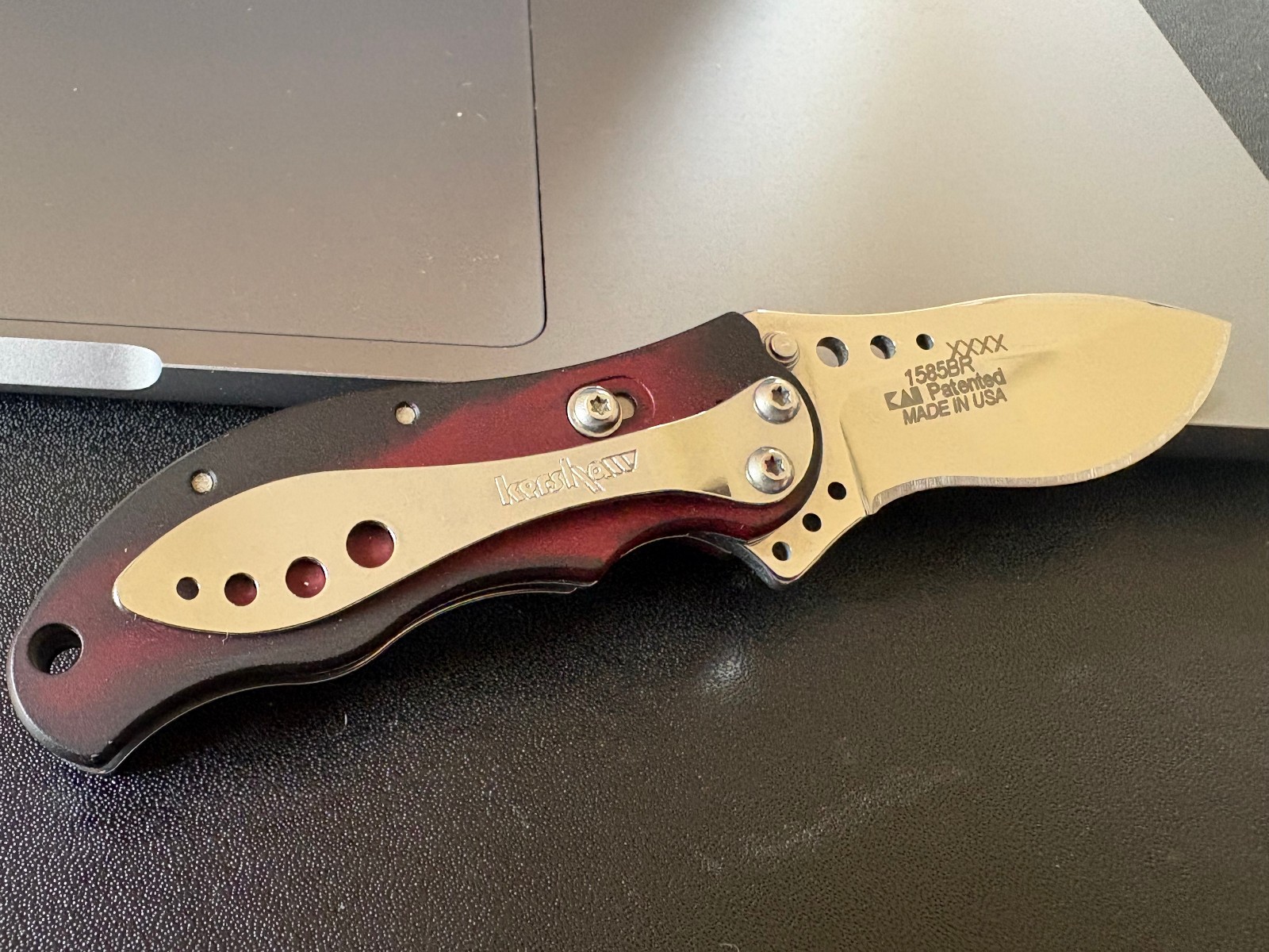 Vintage Kershaw Baby Boa Knife Model #1585BR - Ken Onion Design