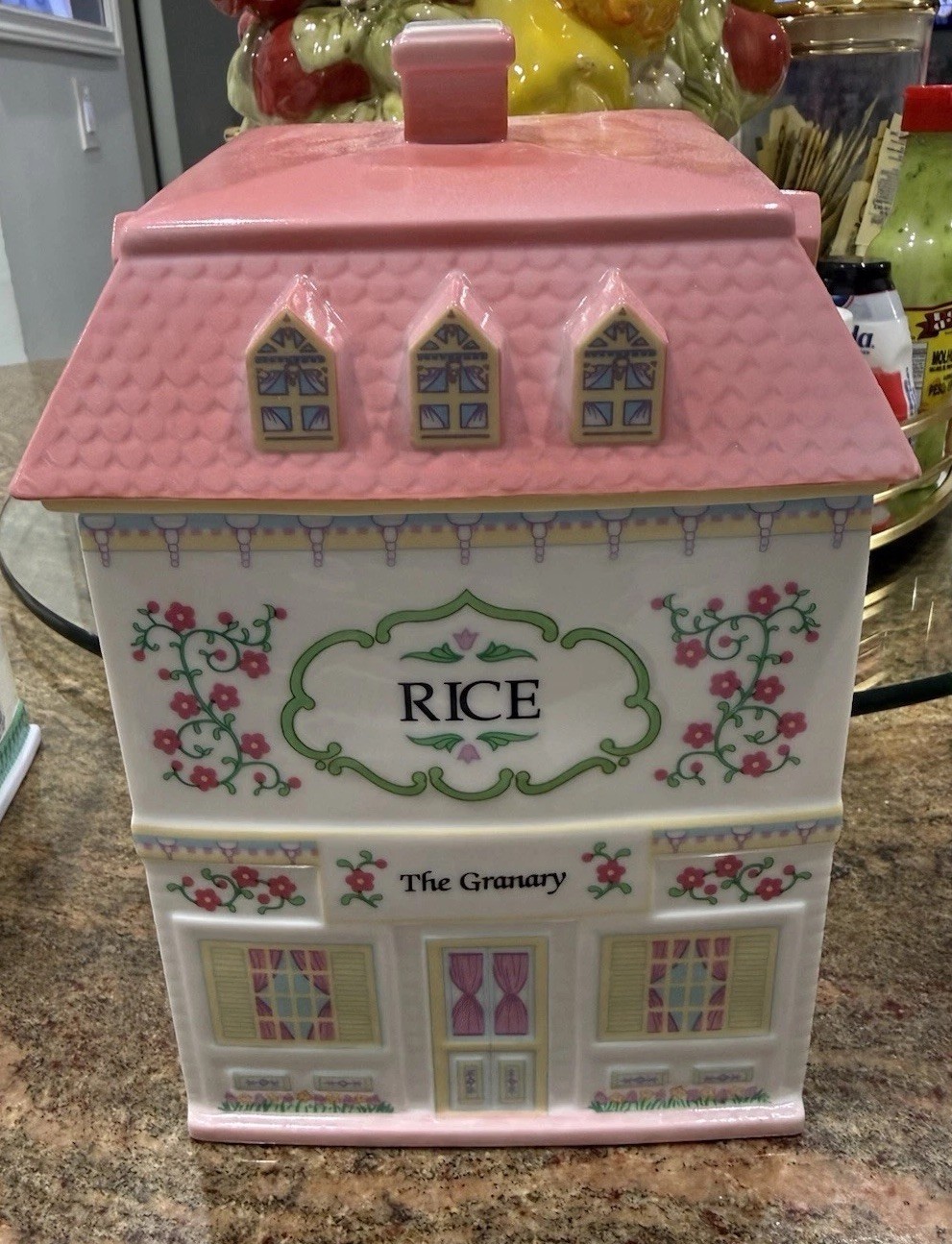 Lenox Village Rice Canister- MINT