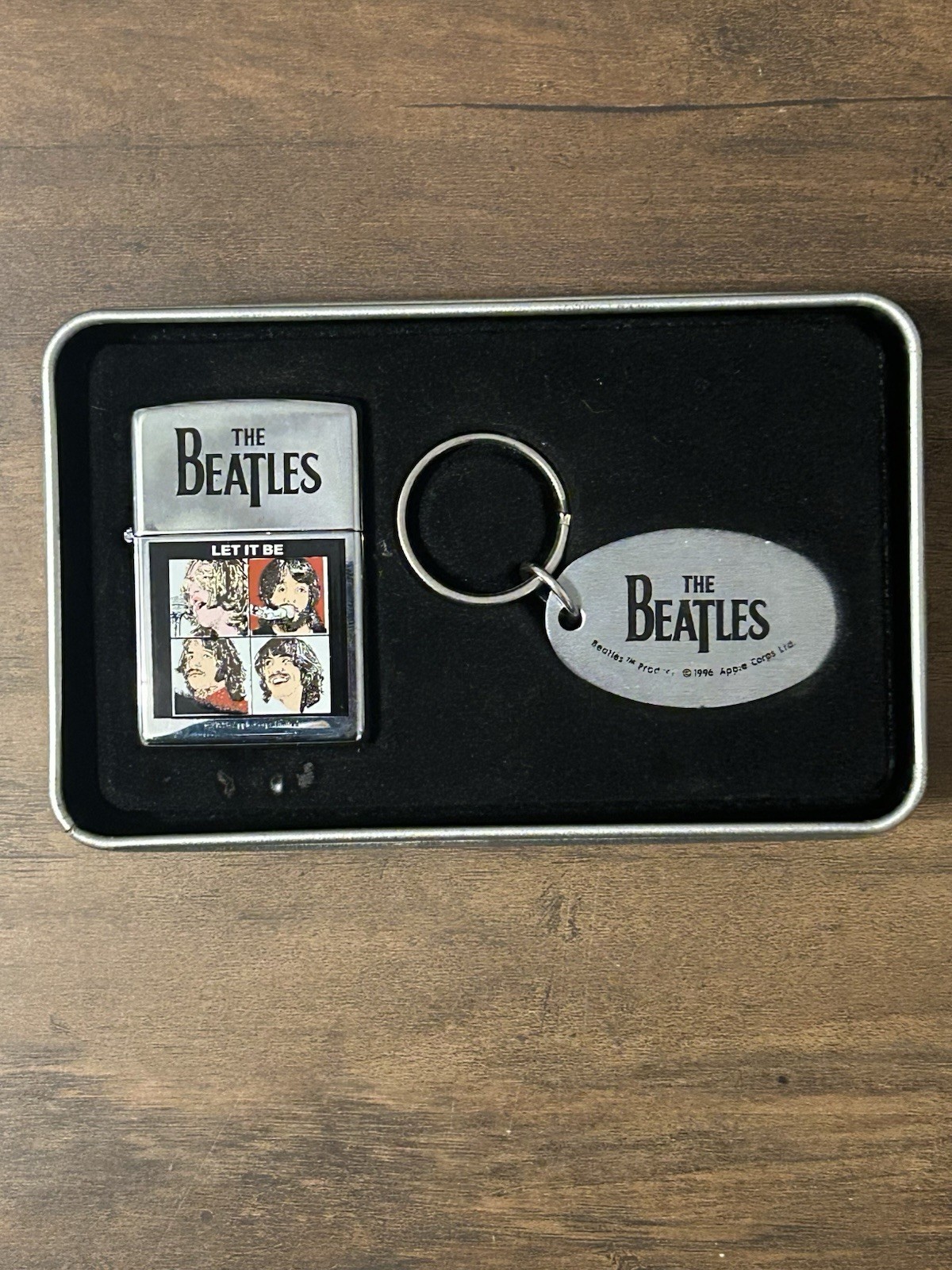 Vintage 1996 The Beatles Let It Be High Polish Chrome Zippo Lighter NEW Vintage 1996 The Beatles Let It Be High Polish Chrome Zippo Lighter NEW