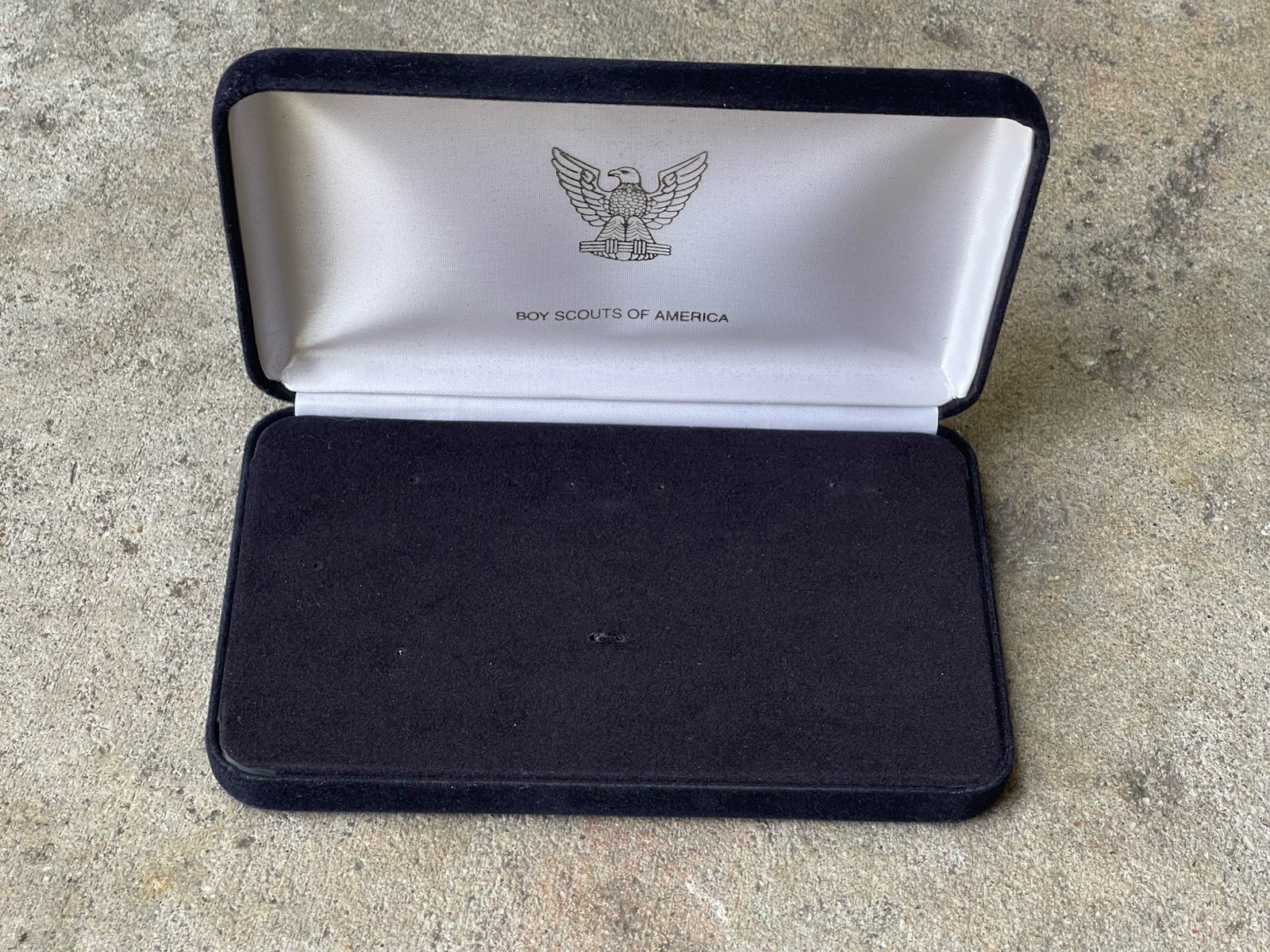BSA BOY SCOUTS Eagle Scout Medal empty BOX prez case EMPTY nice 3Pc version