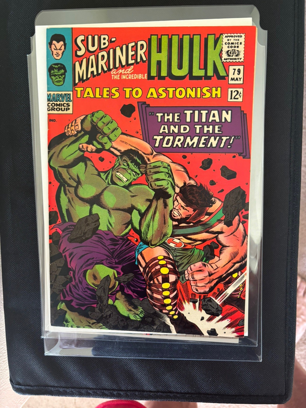 TALES TO ASTONISH #79  hulk Hercules avengers 9.0 vf/nm white 