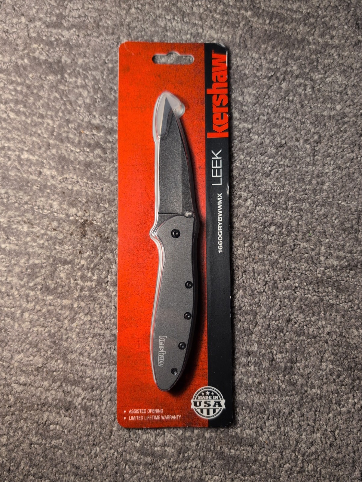 Kershaw Leek BlackWash 3\ Kershaw Leek BlackWash 3\