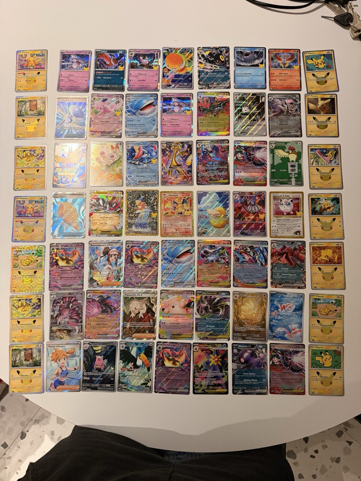 Pokemon TCG 63 Card Hit Lot. Charizard 4/102, Magikarp 203/193, Psyduck 226/217