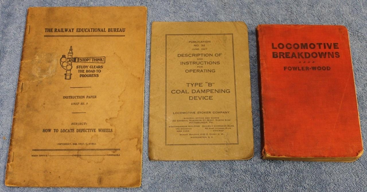 Defective Wheel, Coal Dampening, Locomotive Breakdown 3 Train Teaching Booklets