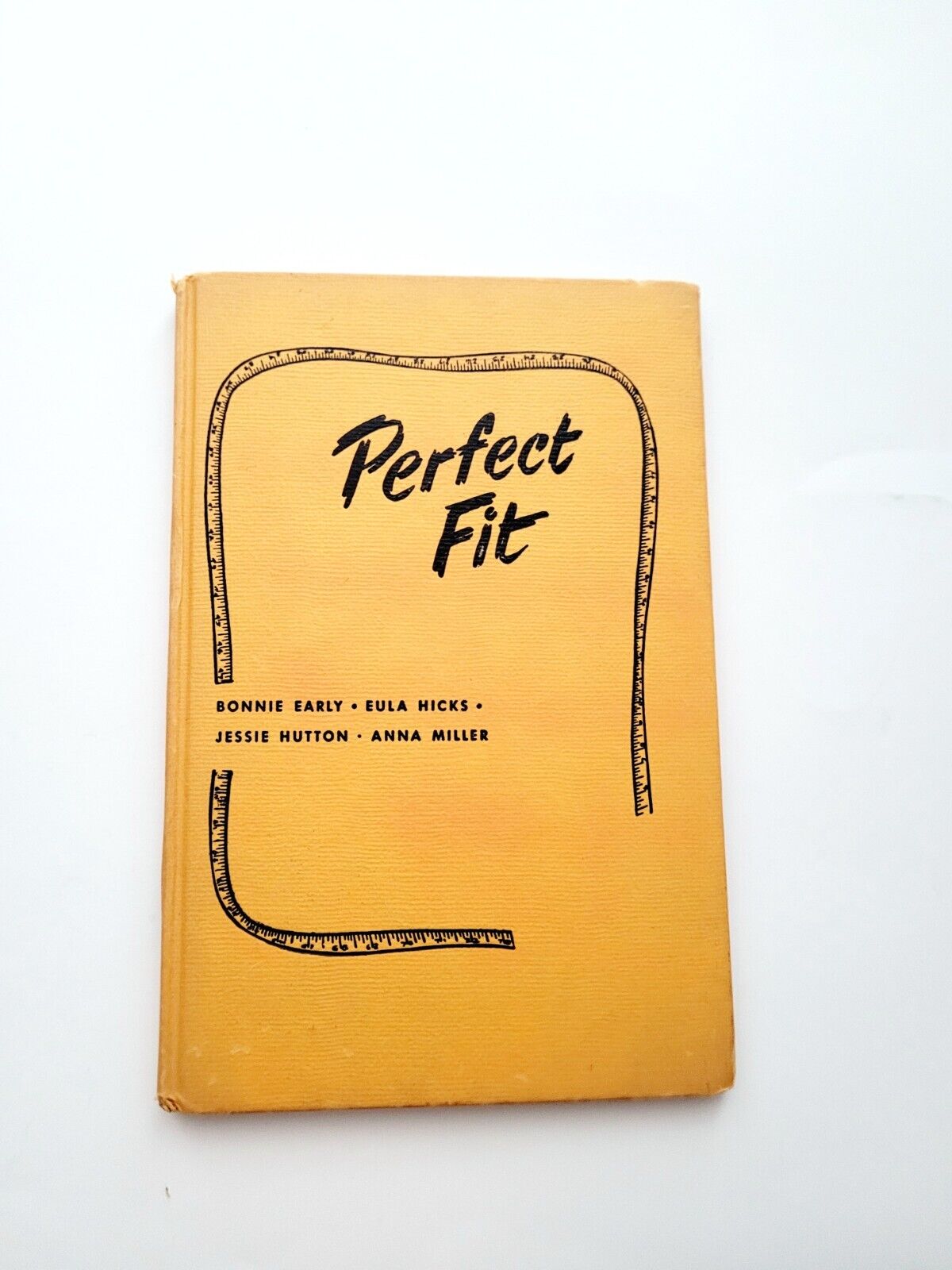 The Perfect Fit vintage clothing pattern and measurement book 1953 hardcover 