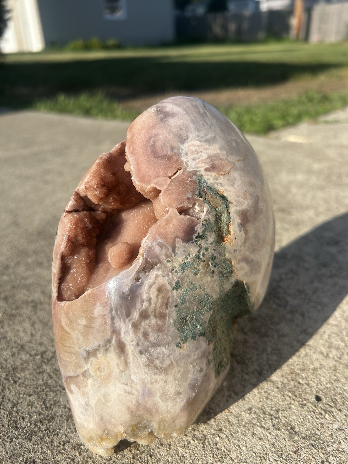 Large Brazilian Pink Amethyst Druzy Freeform 3 lb 15 oz Collector Crystal Large Brazilian Pink Amethyst Druzy Freeform 3 lb 15 oz Collector Crystal