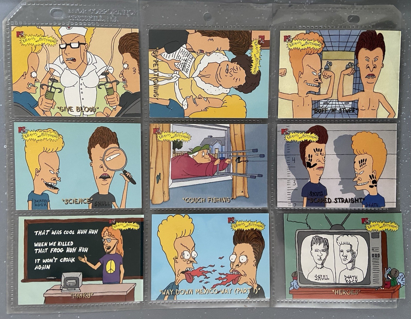 1994 Fleer Ultra and Topps Beavis and Butt-Head Trading Cards 37 Piece Lot
