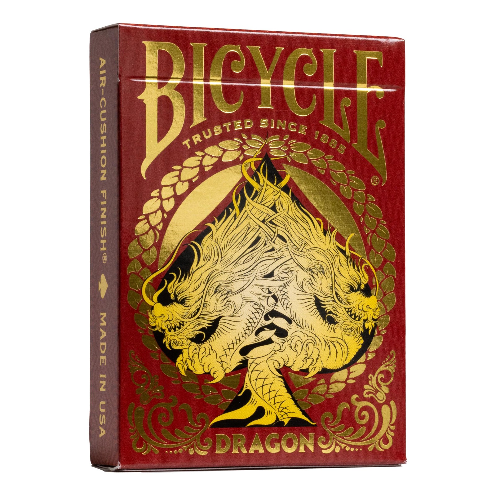 Bicycle Red Dragon Gold Foil Premium Playing Cards, 1 Deck Bicycle Red Dragon Gold Foil Premium Playing Cards, 1 Deck