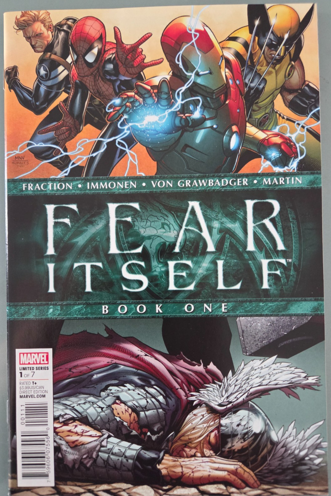 FEAR ITSELF #1-7 (2011) MARVEL COMICS FULL COMPLETE SERIES RED SKULL AVENGERS