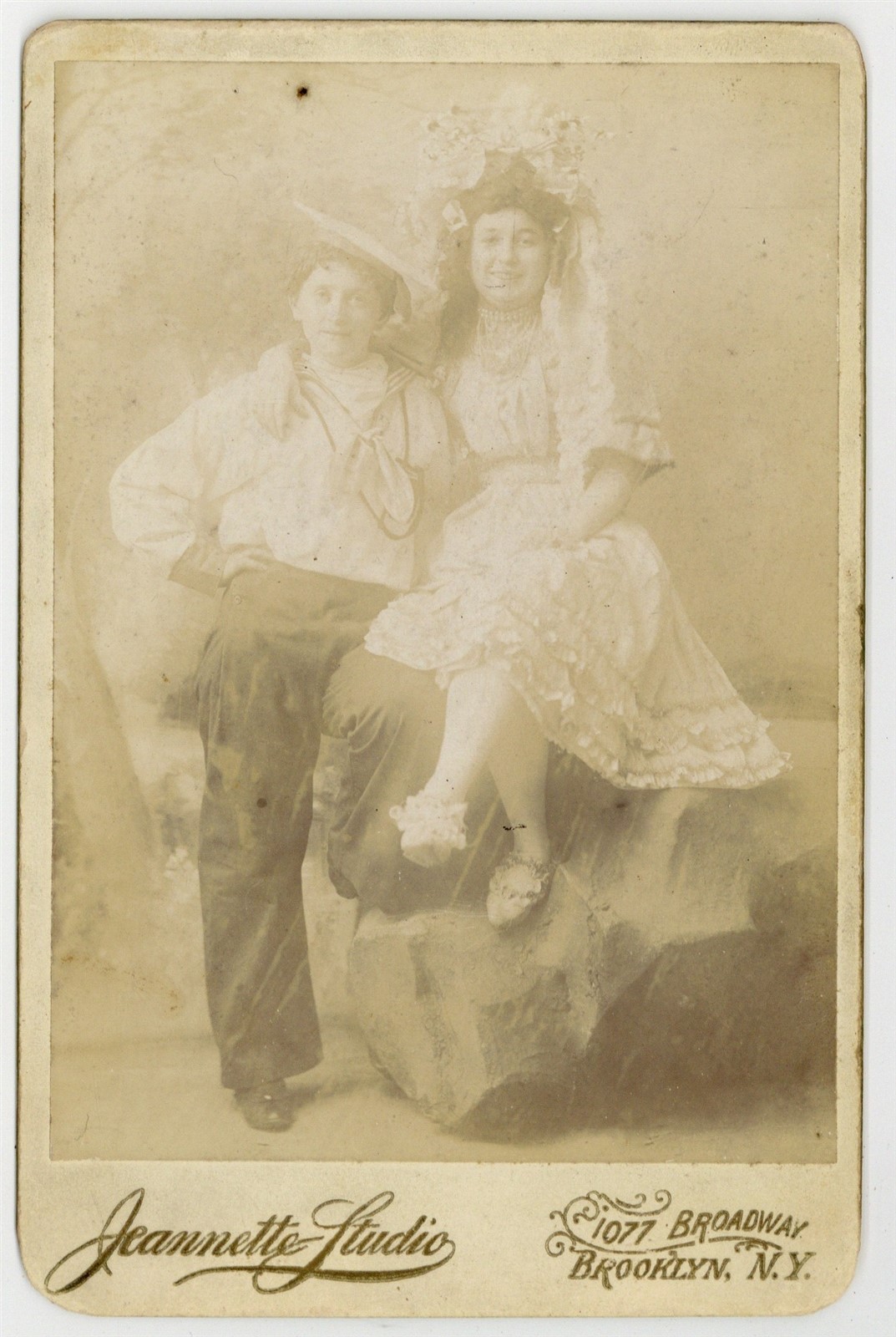 Little Bo Peep In Drag 1880 Gay Actors Male Impersonator Queen Photo J19678