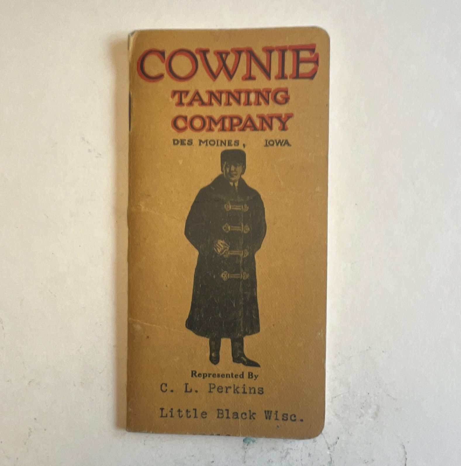 Vintage Cownie Tanning Company Advertising Booklet Price List Des Moines Iowa