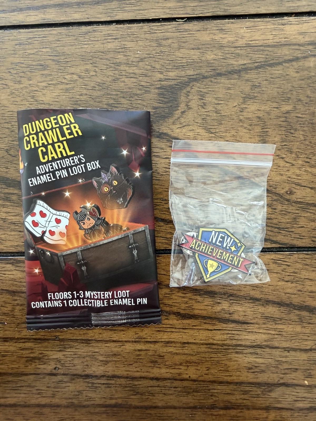 Dungeon Crawler Carl - New Achievement Rare - Mystery Pin From Foam Brain Games