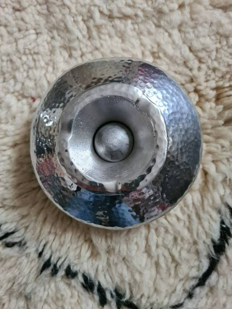 Handmade Moroccan metal ashtray Handmade