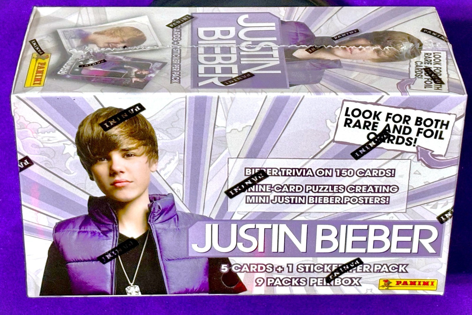 2010 Panini Justin Bieber SEALED Blaster BOX * 9 Unopened PACKS ? Drake RC Card? 2010 Panini Justin Bieber SEALED Blaster BOX * 9 Unopened PACKS ? Drake RC Card?