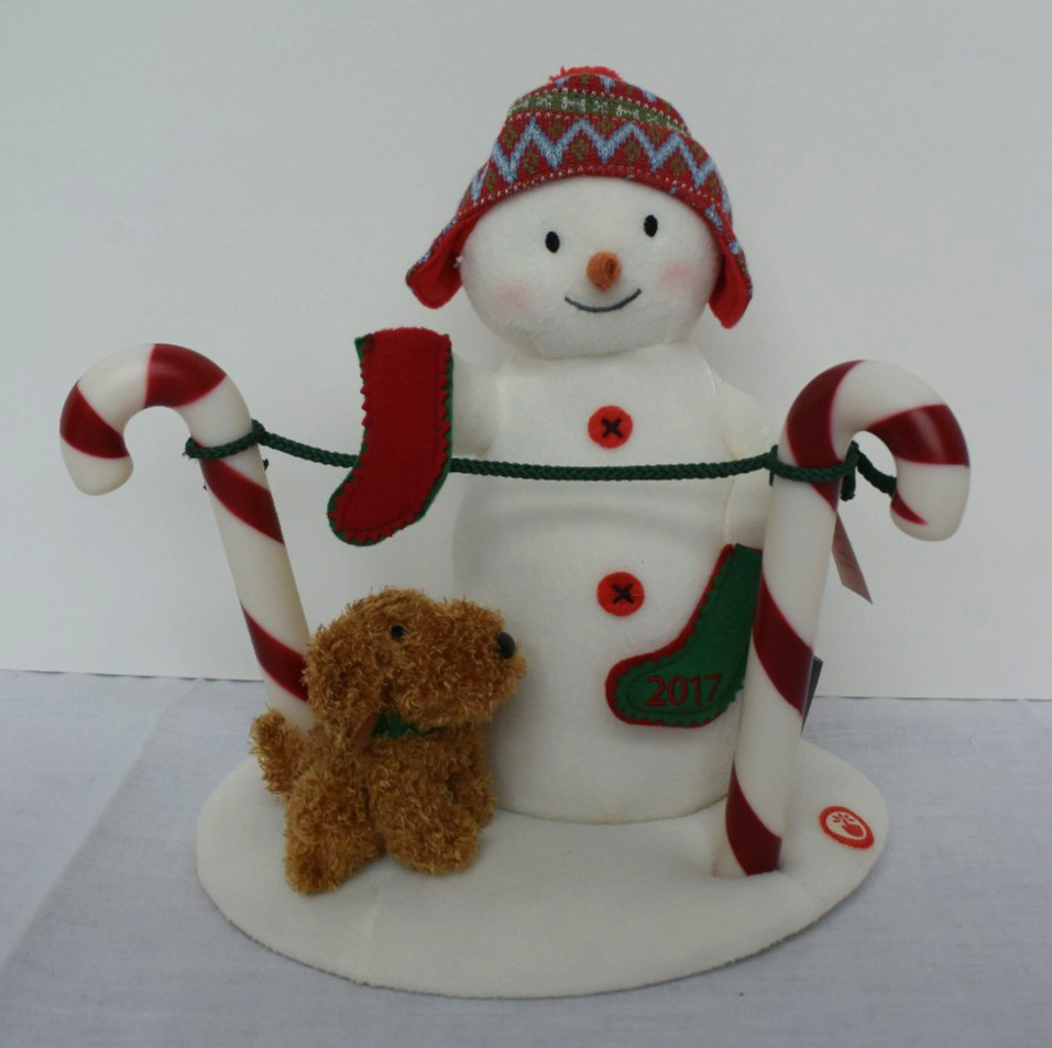 2017 Hallmark Stockings Hung with Care Snowman