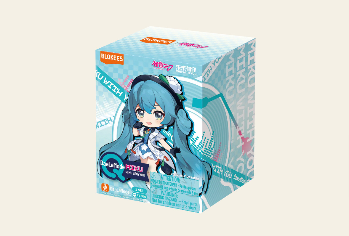 Blokees Hatsune Miku DaaLaMode Q Series - MIKU WITH YOU Blokees Hatsune Miku DaaLaMode Q Series - MIKU WITH YOU