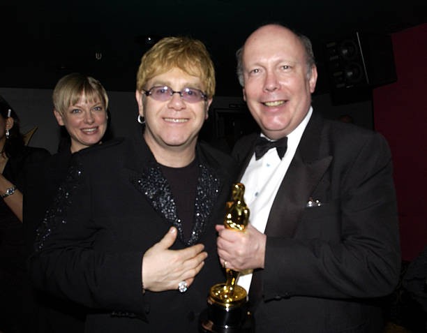 Sir Elton John Julian Fellowes Oscar winner for Best Original Scre- Old Photo