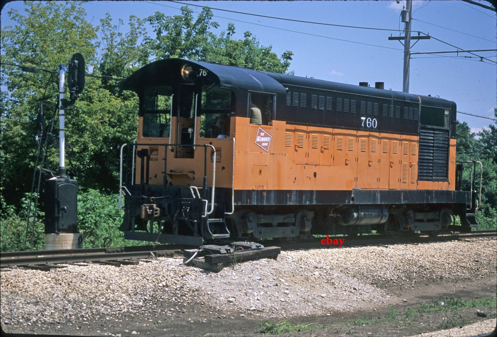 DI Milwaukee Road 760 - Original Slide - IRM DI Milwaukee Road 760 - Original Slide - IRM
