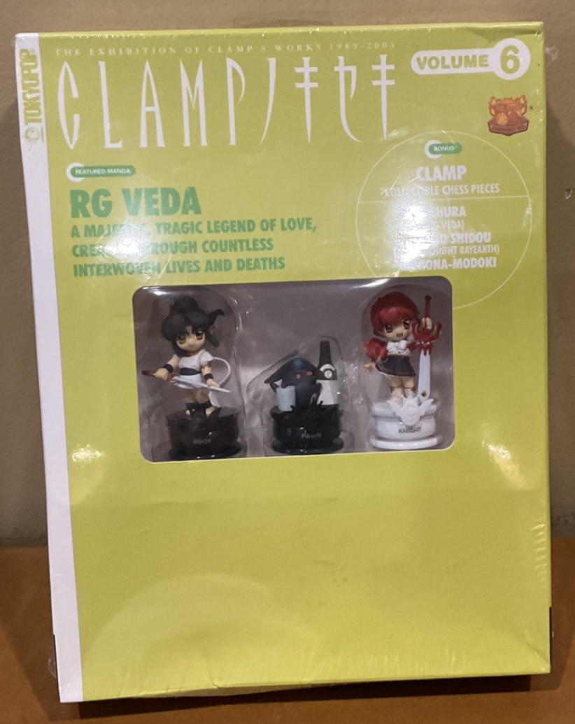 CLAMP RG VEDA w/COLLECTIBLE CHESS PIECES #6 TOKYOPOP - SEALED* CLAMP RG VEDA w/COLLECTIBLE CHESS PIECES #6 TOKYOPOP - SEALED*
