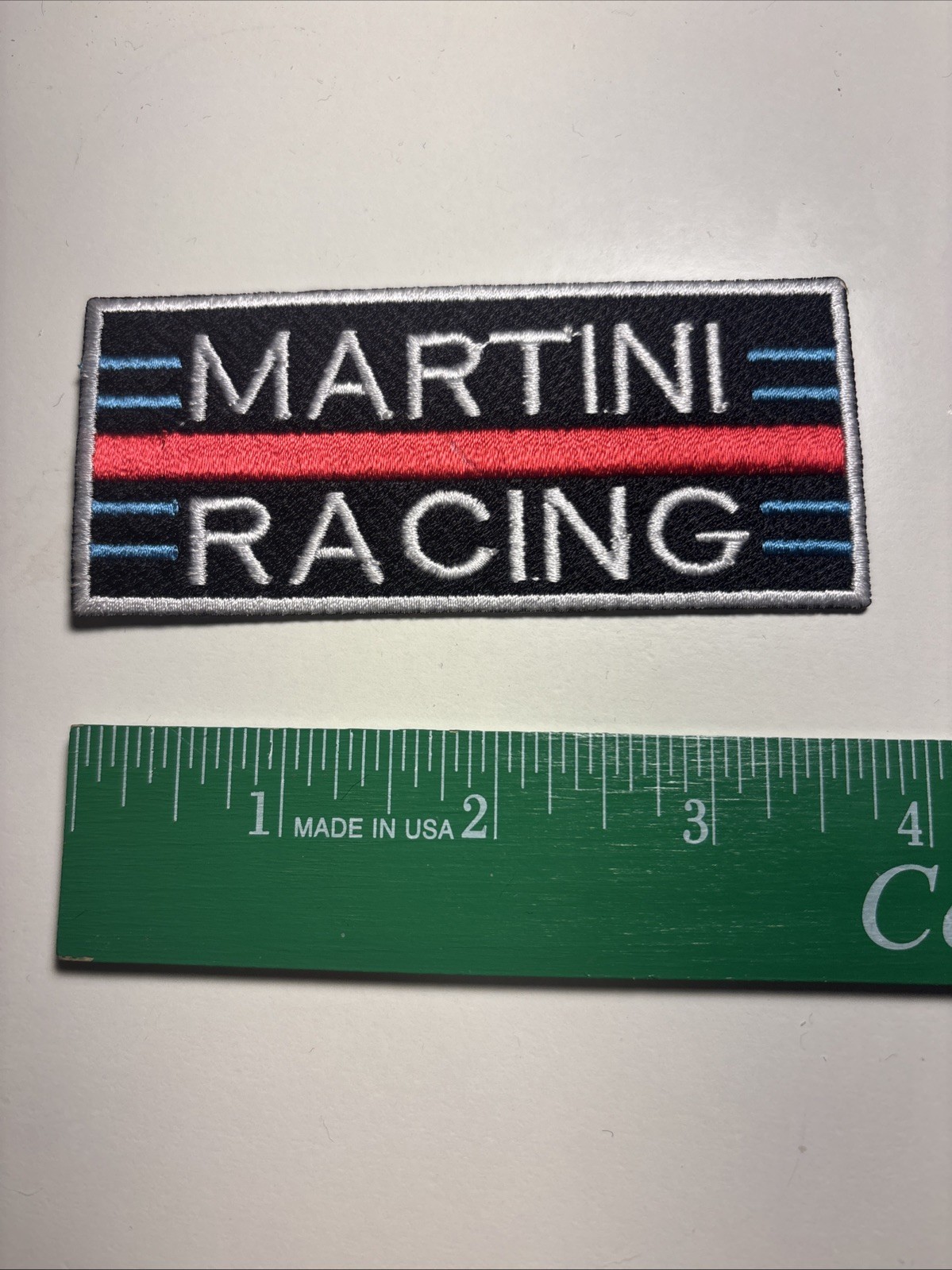 Martini Racing Banner Embroidered Iron On Sew Patch Est. 4\