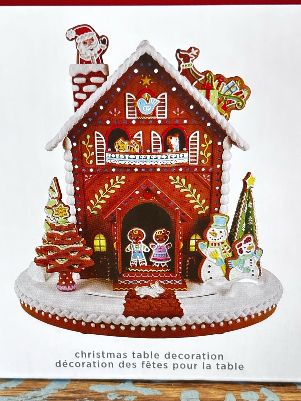 2021 HALLMARK Keepsake DECK THE GINGERBREAD HOUSE Light & Sound New In Box