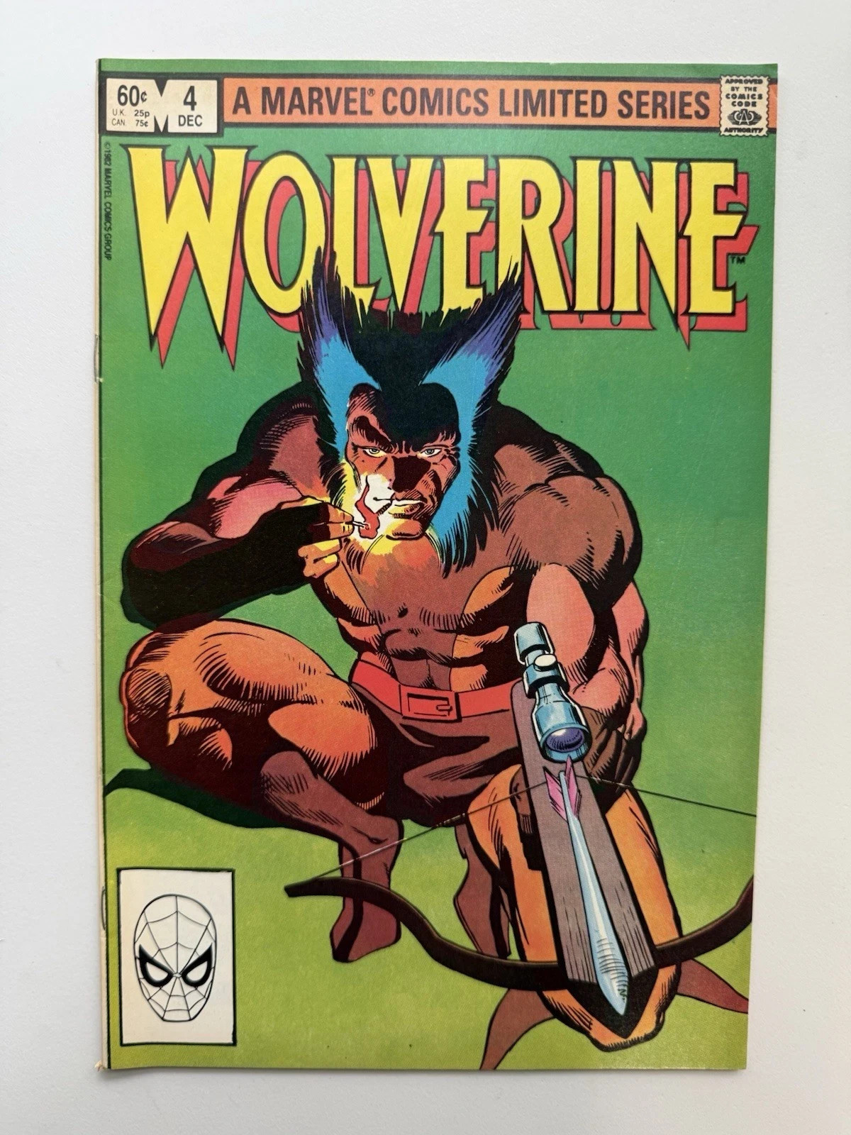 MarvelComics Wolverine #4 Comic Book (1982) by Chris Claremont & Frank Miller,NM MarvelComics Wolverine #4 Comic Book (1982) by Chris Claremont & Frank Miller,NM